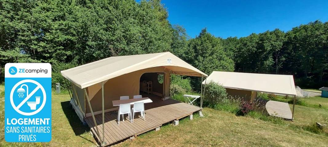Tente pour 4 personnes, avec jacuzzi en Nouvelle-Aquitaine