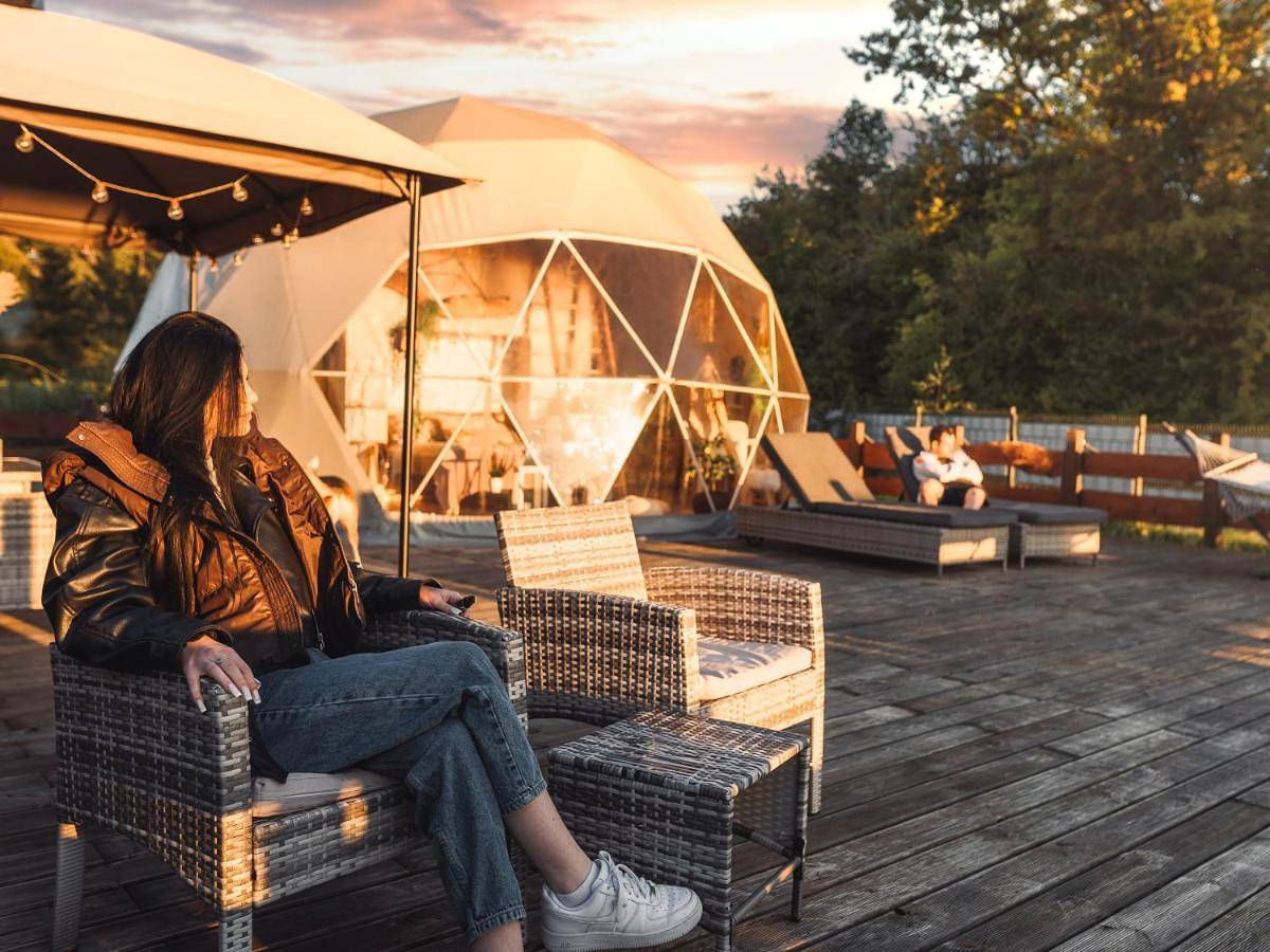 Romantic Dome - Private Hot Tube, Sauna & Lake view in Międzyzdroje (Gmina), Zalew Szczeciński