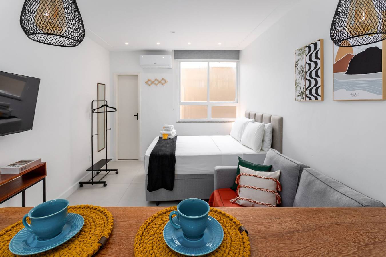 Appartamento intero, 10 minutes from Flamengo Beach, next to the subway | Ct404 in Catete, Rio de Janeiro