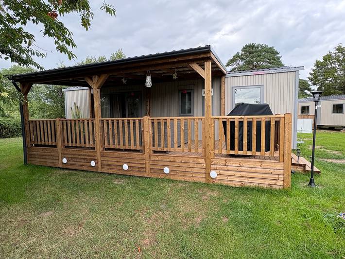 Ferienhaus für 6 Personen, mit Garten und Seeblick