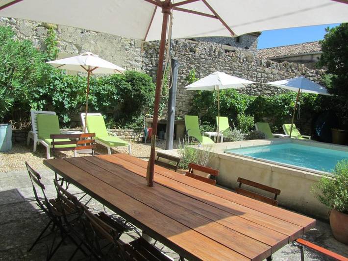 Location de vacances pour 10 personnes, avec balcon ainsi que vue et piscine à Belvézet - 4