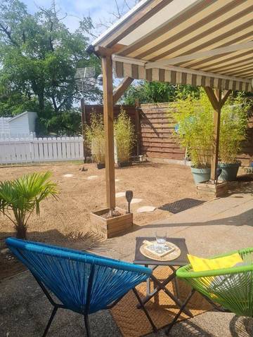 Gîte pour 4 personnes, avec jardin dans Plage des Rochelets