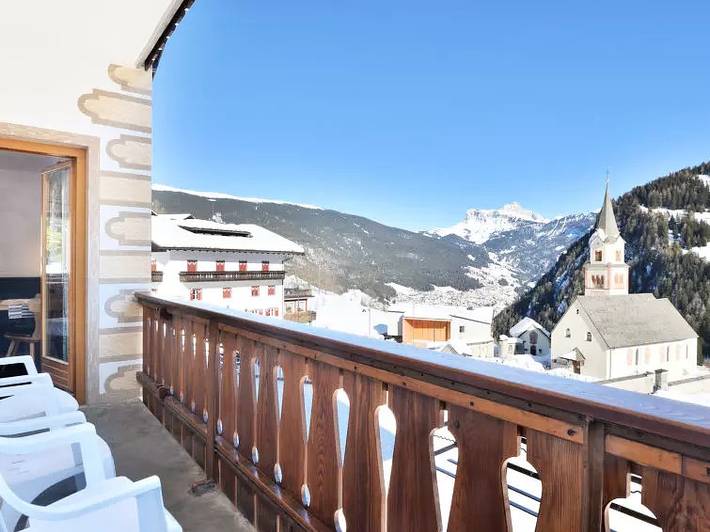 Villa per 16 persone, con balcone sulle Dolomiti