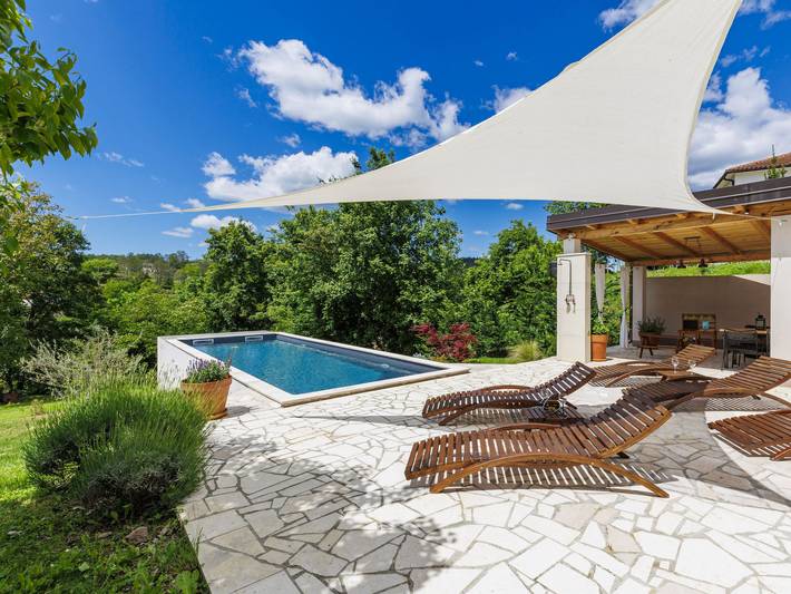 Ferienhaus für 6 Personen, mit Terrasse und Garten