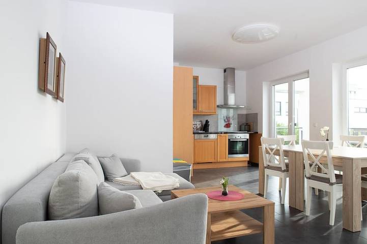 Ferienwohnung für 6 Personen, mit Balkon, mit Haustier am Zwenkauer See