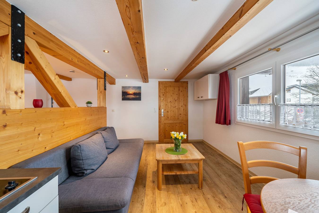 Ganze Wohnung, Ferienwohnung 'Bergsonne' mit Bergblick, Gemeinschaftsterrasse und Wi-Fi in Todtnauberg (Todtnau), Todtnau
