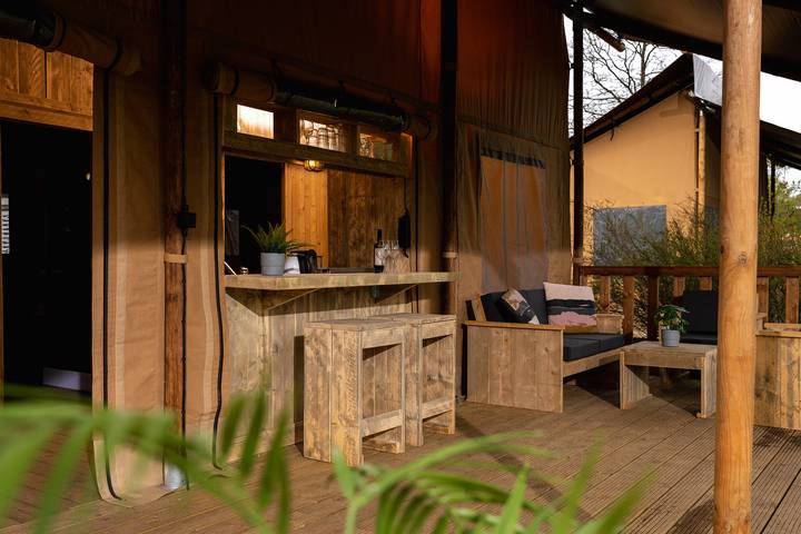 Camping für 5 Personen, mit Balkon/Terrasse und Terrasse in Overijssel - 4