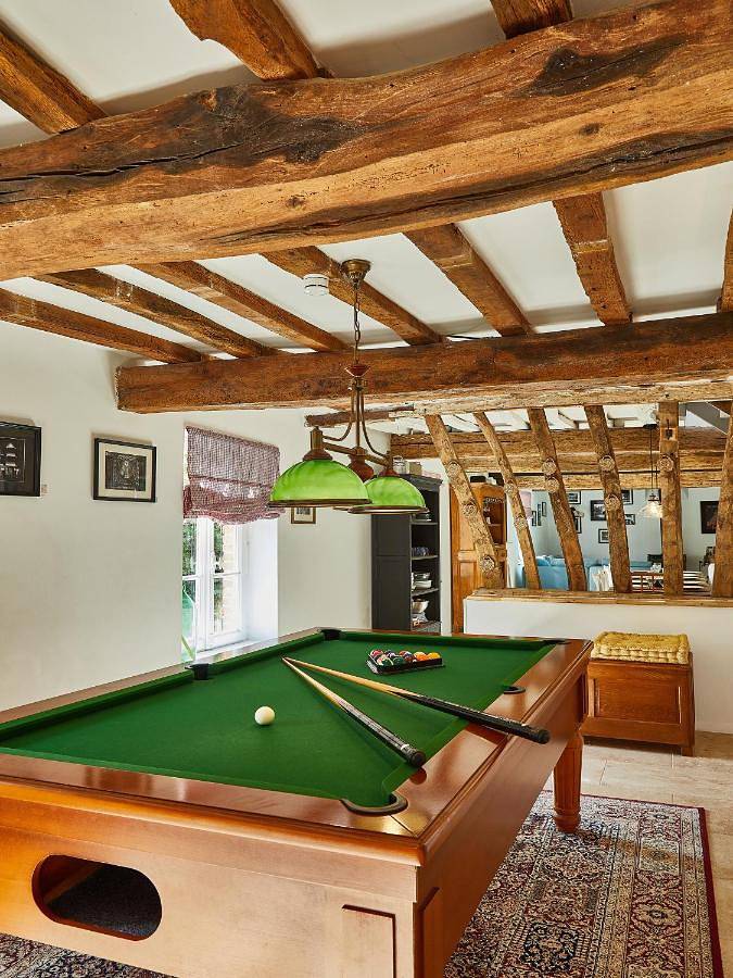 Rouge Cottage Gîte 4 étoiles Billard in Gueutteville-les-Grès, Région de Dieppe