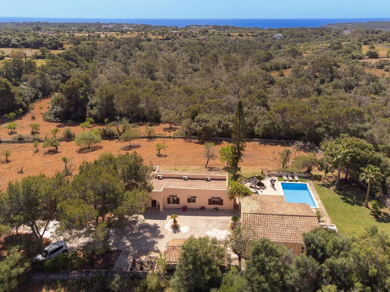 Finca Nähe Naturschutzgebiet Mondrago, Privatpool in Santanyí, Mallorca Süden