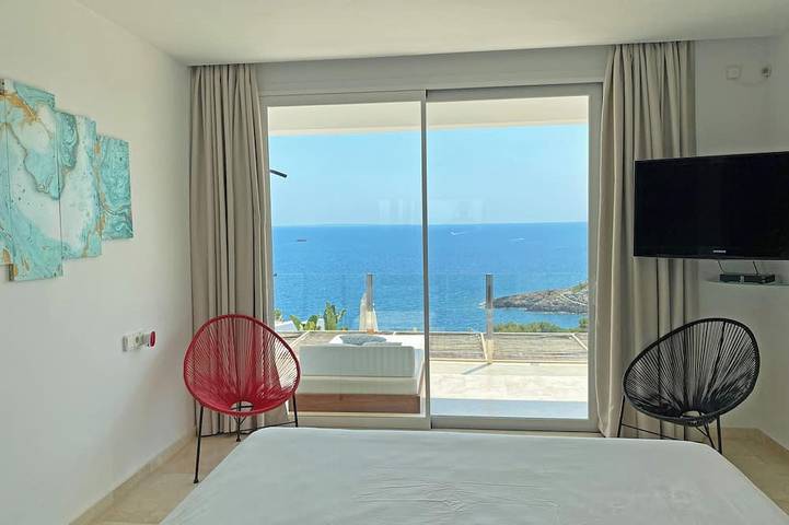 Ibiza Rocallisa Villa Can Cantu With Spectacular Sea Views For 8 People in Roca Llisa, Santa Eulària des Riu
