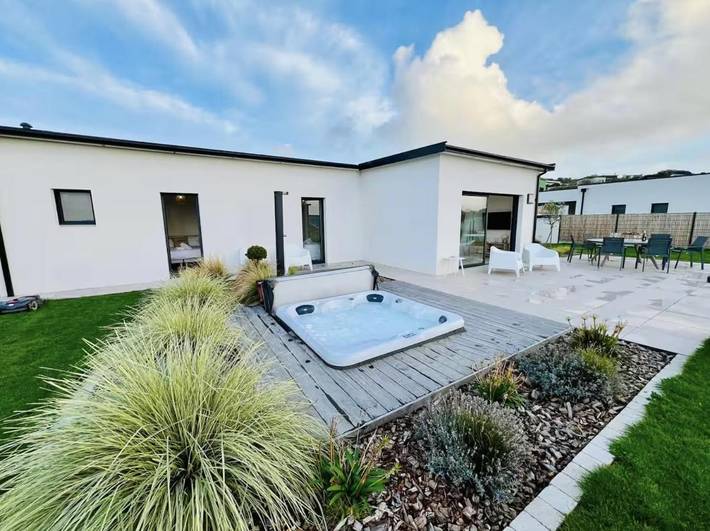 Maison de vacances pour 6 personnes, avec jacuzzi et jardin