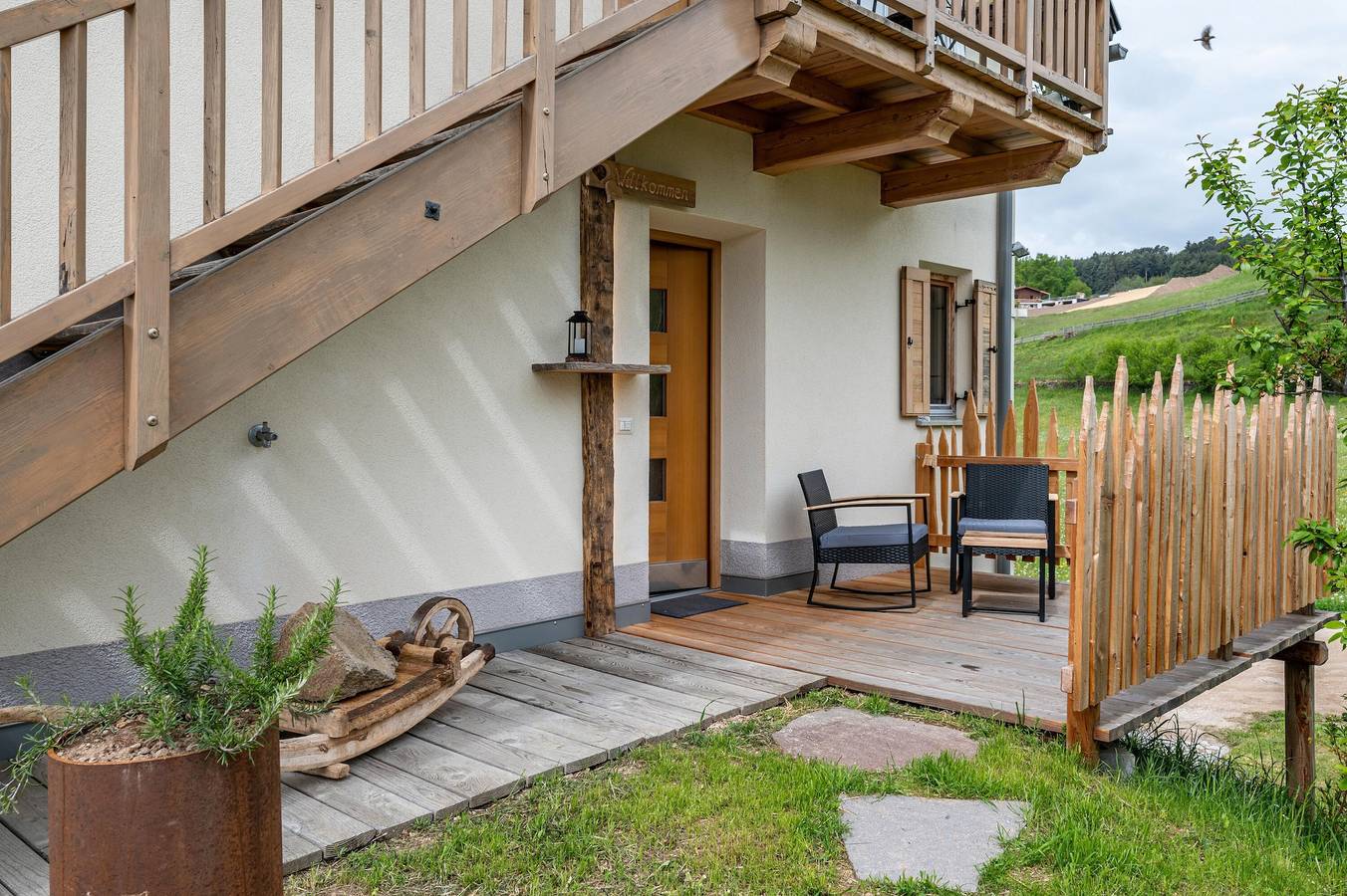 Ganze Wohnung, Ferienwohnung 'Aschnerhof Auf'm Egg' mit Bergblick, privater Terrasse und Wlan in Longomoso - Lengmoos, Sarntaler Alpen
