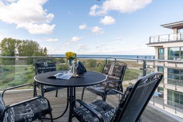 Ferienwohnung für 4 Personen, mit Sauna und Meerblick sowie Balkon in Heiligenhafen