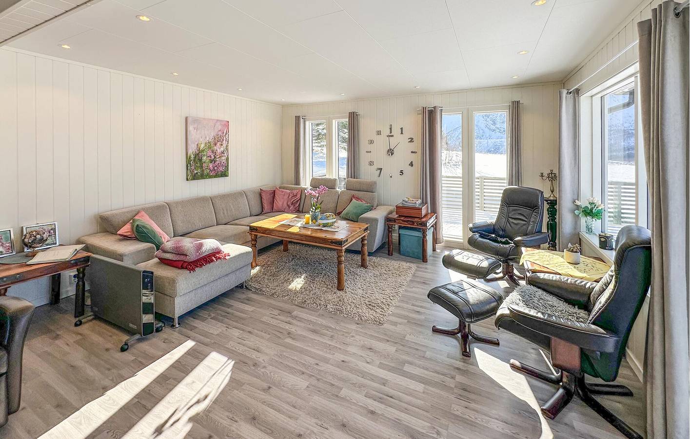 Maison de vacances pour 6 personnes avec jardin in Hadsel