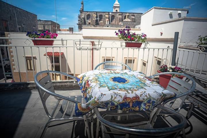 Appartamento per 2 persone, con panorama e terrazza in Spongano