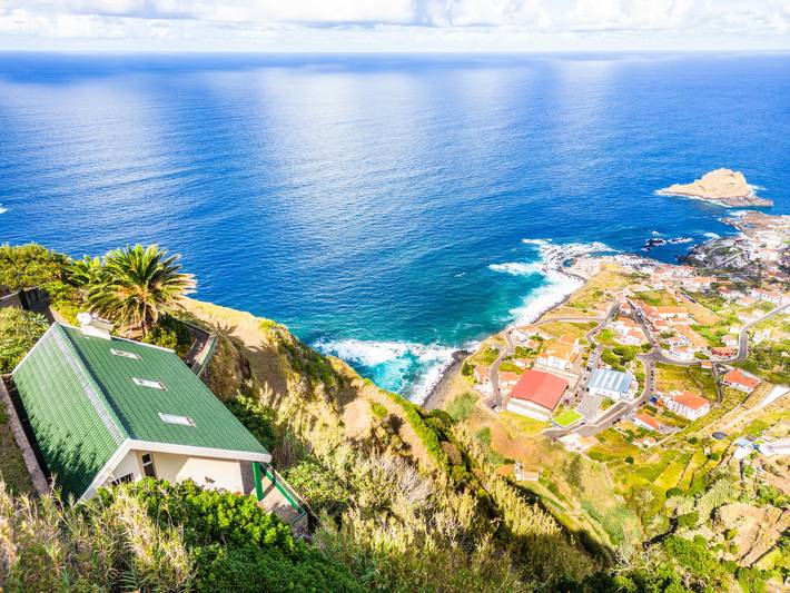 Finca für 6 Personen, mit Meerblick und Balkon sowie Terrasse und Garten auf Madeira