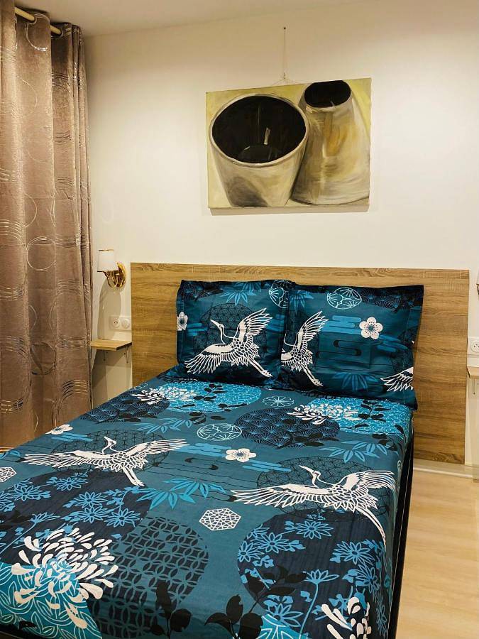 Appartement de vacances pour 4 personnes, avec jardin ainsi que terrasse et vue à Amboise