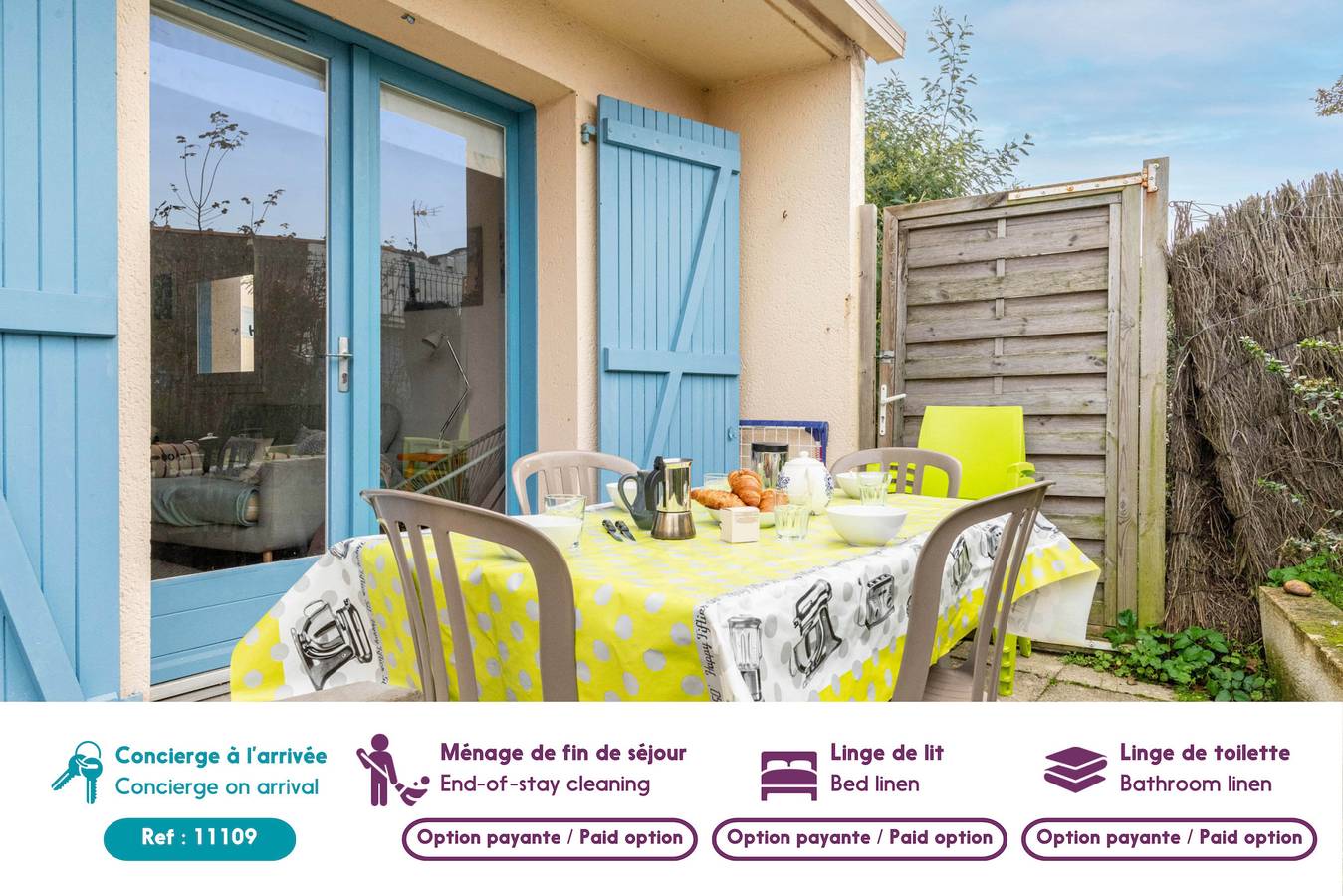 Maison pour 6 - Noirmoutier - Terrasse in Noirmoutier-en-l'Île, Noirmoutier