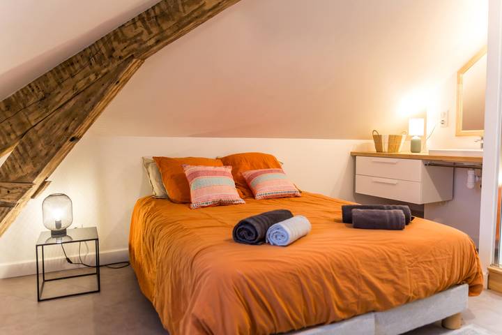 Appartement de vacances pour 4 personnes, avec jardin