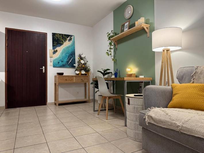 Gîte pour 3 personnes, avec vue et balcon à Papeete