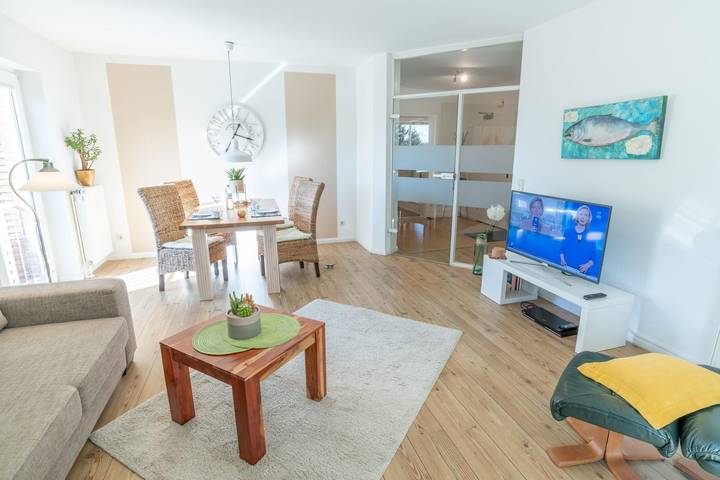 Ferienwohnung für 2 Personen, mit Balkon und Terrasse sowie Garten und Sauna in Dassow - 4