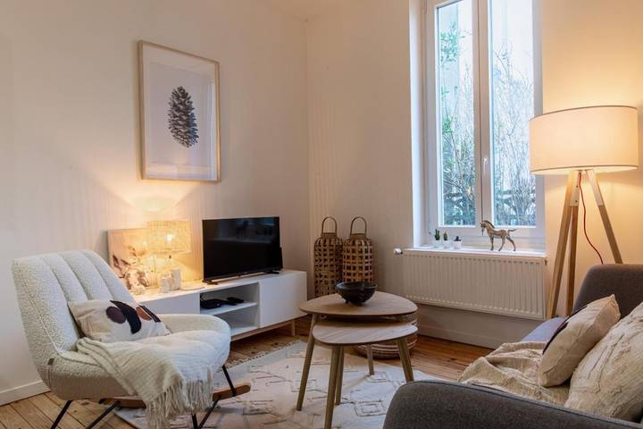 Appartement de vacances pour 2 personnes, avec jardin