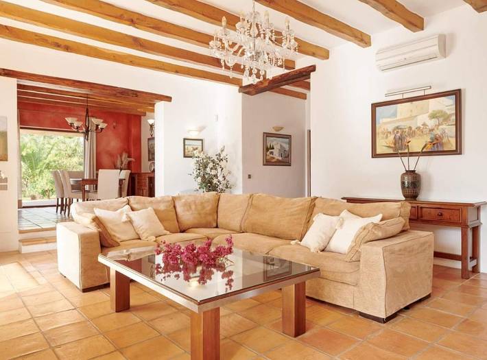 Casa rural para 8 personas, con balcón y piscina en San Rafael de Sa Creu - 4