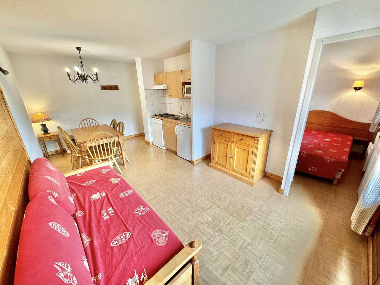 Apartamento entero, Apartamento 3 piezas Flumet - 6 pers, piscina, parking in Flumet, Albertville region
