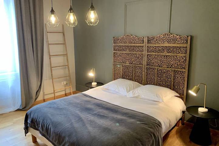 Ganze Wohnung, Apartment-Apartment-Ensuite mit Bad-Stadtblick in Beaune, Beaune und Umgebung