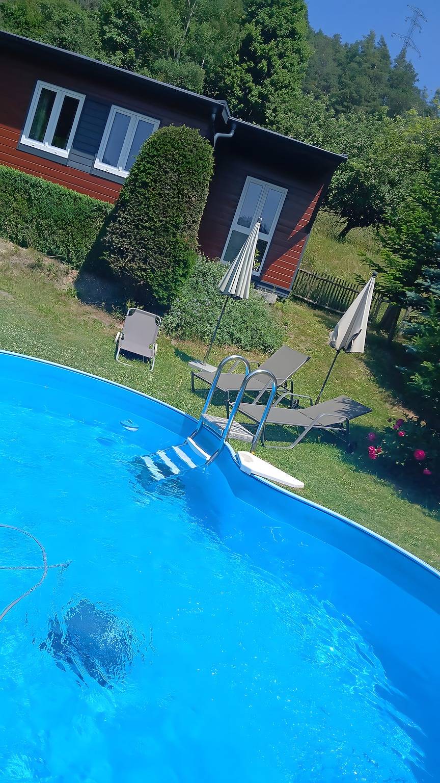 Gästehaus 'Ritschel Alm' mit Bergblick, Gemeinschaftspool und Wlan in Probstzella, Ostthüringen