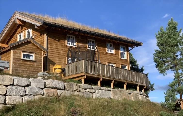 Feriehus for 11 personer, med terrasse i Vrådal