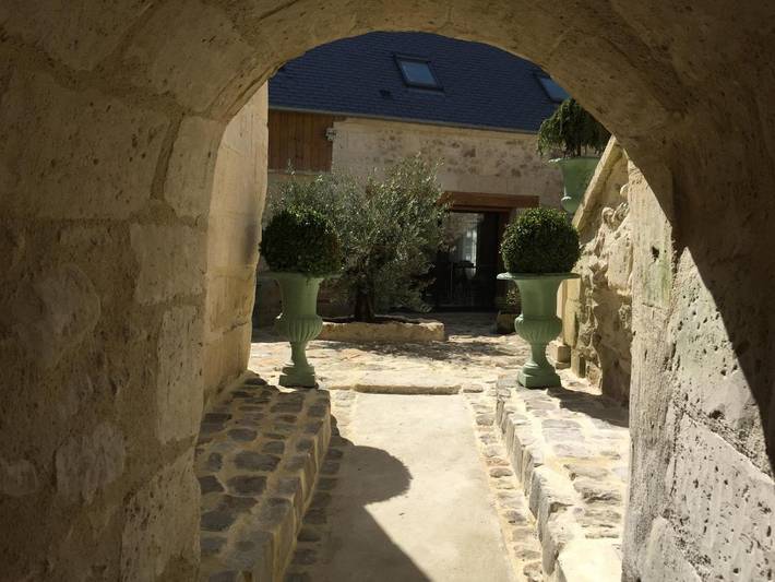 Gîte pour 6 personnes, avec terrasse à Courmelles
