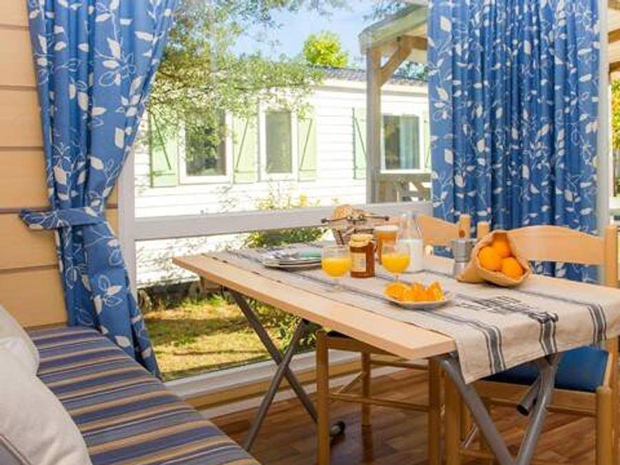 Camping La Dune Blanche - Mobilheim 4 personen - Classic | 2 Schlafz. | 4 Pers. | Überdachte Terrasse in Camiers, Montreuil und Umgebung