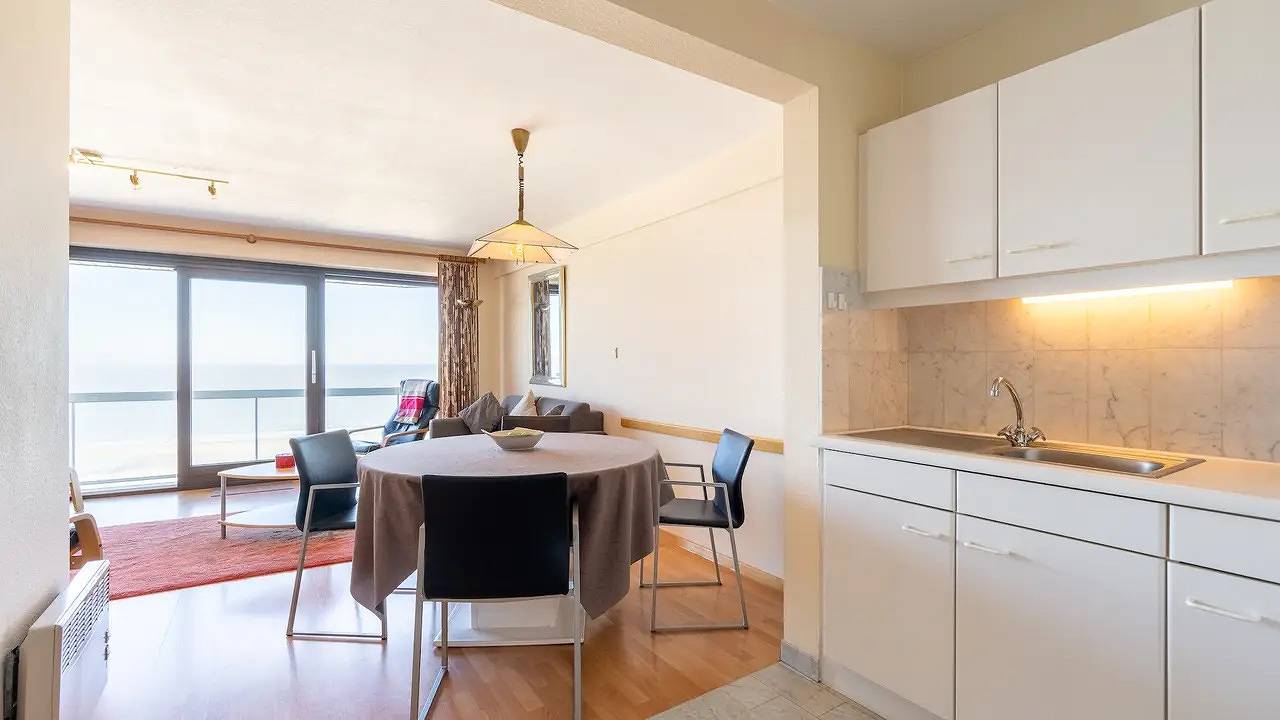 Appartement de vacances entier, Appartement de vacances pour 7 personnes avec balcon in Blankenberge, Côte belge