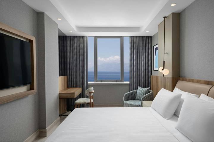 Hôtel pour 2 personnes, avec piscine et vue ainsi que jardin et sauna à Antalya