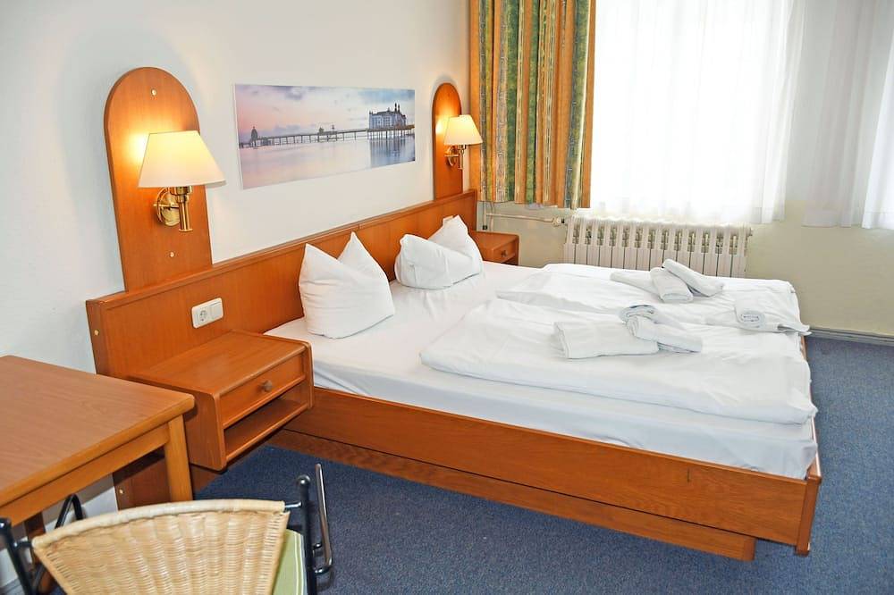 Budgetzimmer mit Dusche/wc auf dem Flur 16 - Appartementhaus Sellin in Stil der Bäderarchitektur in Sellin, Rügen