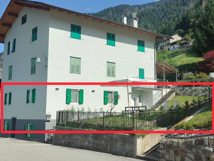 Gîte pour 5 personnes, avec vue et jardin, animaux acceptés à Canal San Bovo