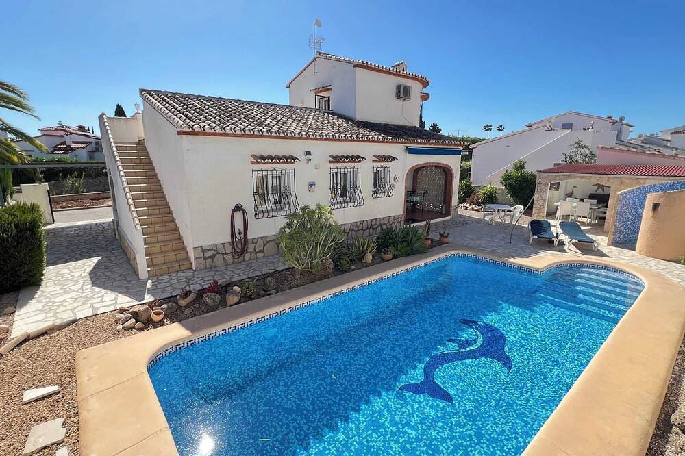 T-1123, Dolphin, private Villa mit Pool in Els Poblets in Almadrava, Costa Blanca