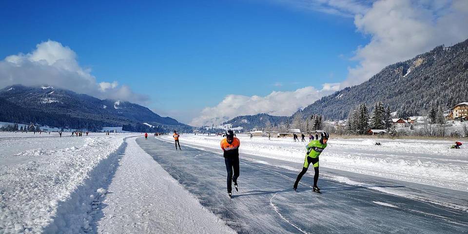 Ferienwohnung für 6 Personen, mit Seeblick und Garten sowie Ausblick am Weissensee