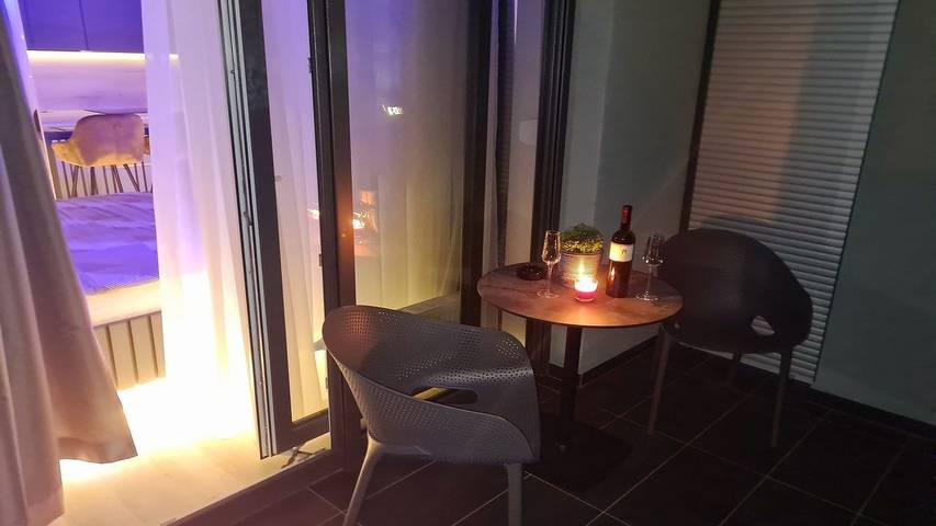 Appartement de vacances pour 2 personnes, avec sauna et terrasse