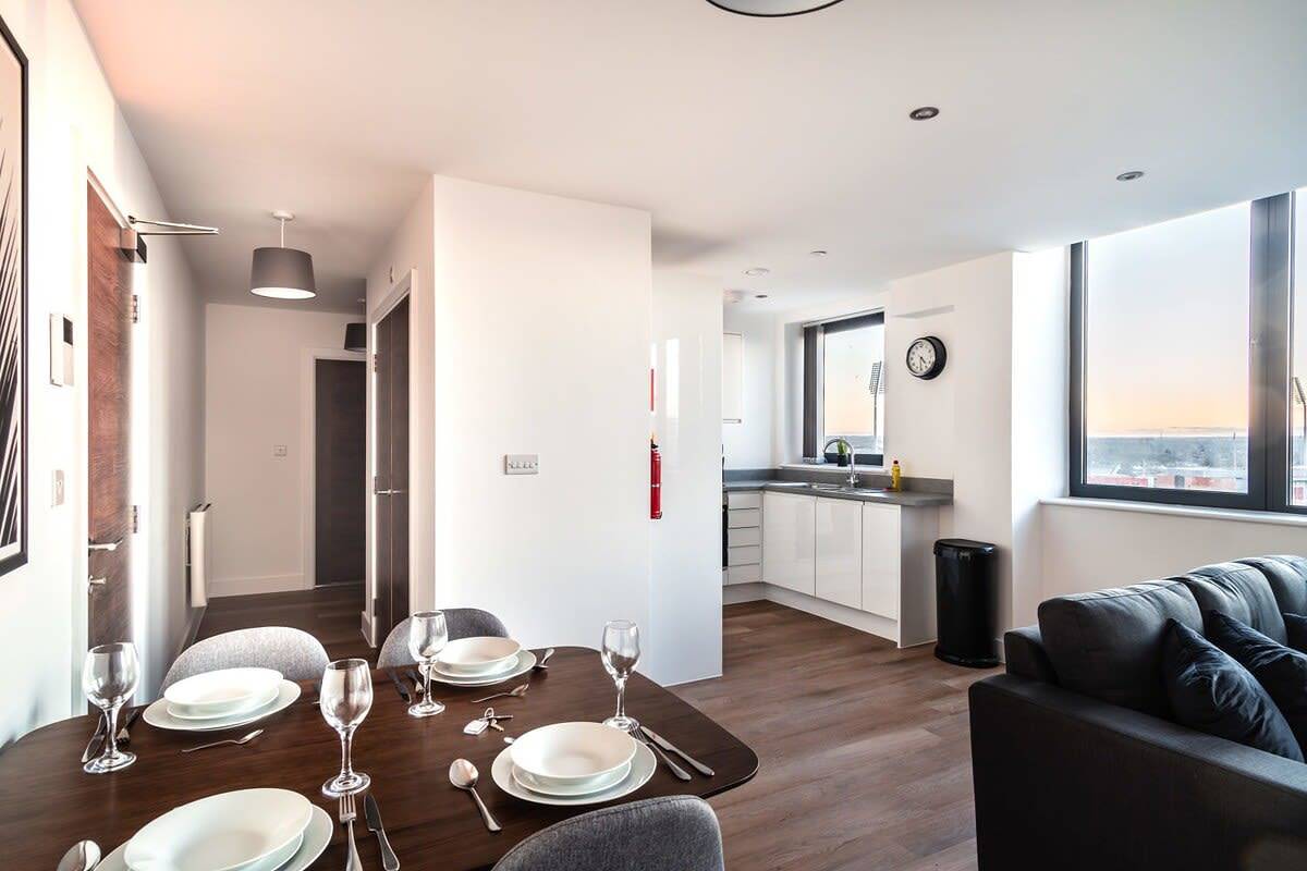 Appartement entier, Stay Zeni, Alexandra Rise Manchester 2 Bed Flat in Grand Manchester