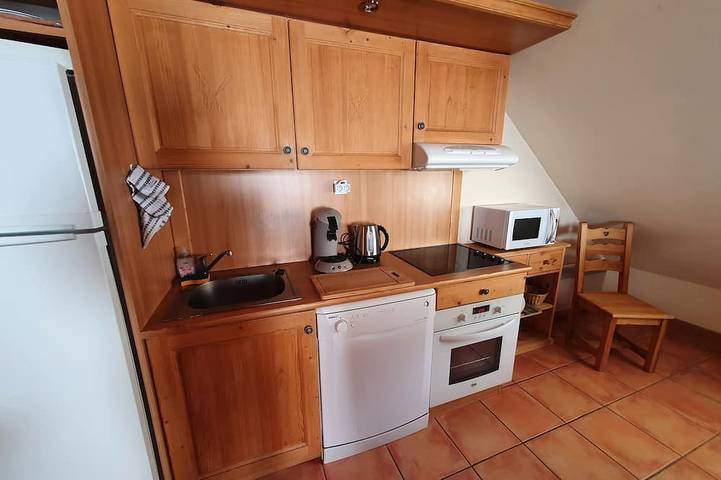 Location de vacances pour 7 personnes, avec terrasse à Pra-Loup