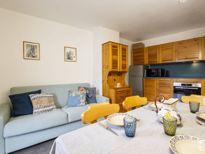 Gîte pour 4 personnes, avec balcon, animaux acceptés à Madesimo