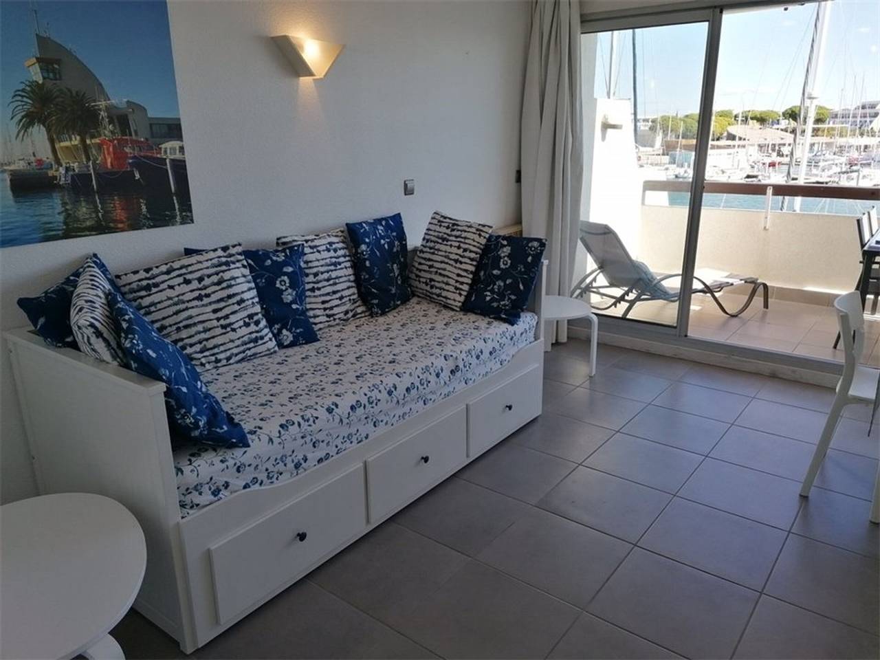Geheel appartement, Vakantieappartement voor 6 personen met terras in Port Camargue, Le Grau-du-Roi