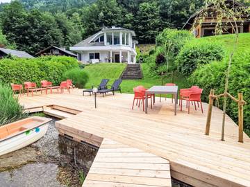 Ferienhaus für 6 Personen, mit Seeblick und Terrasse sowie Garten in Villach