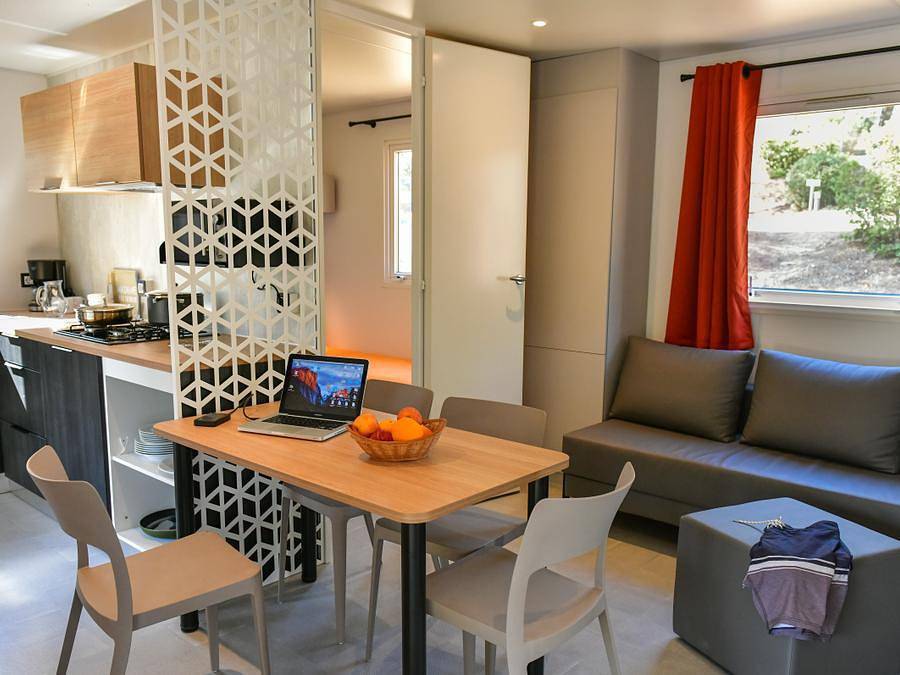 Camping Le Parc de Bormes - Mobile home 8 persons - 3 bedrooms - Clim - Lv in Bormes-les-Mimosas, Toulon region