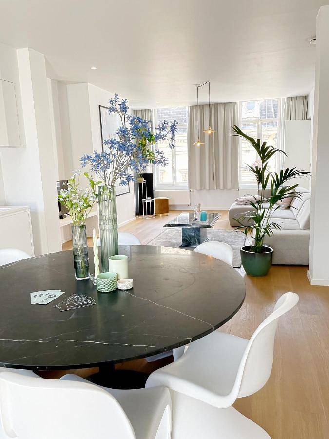 Vakantieappartement voor 6 personen, with Balkon and Terras as well as Uitzicht in Gent