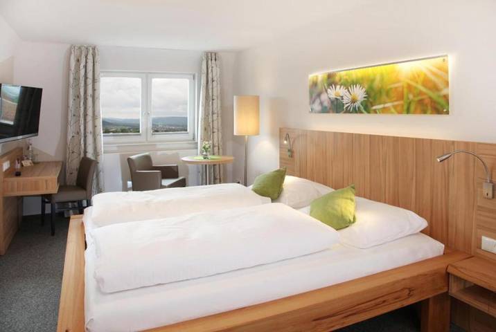 Hotel für 2 Personen, mit Balkon und Terrasse sowie Garten und Ausblick in Petersberg - 3