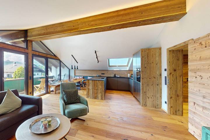 Hütte für 4 Personen, mit Balkon und Garten sowie Ausblick in Garmisch-Partenkirchen