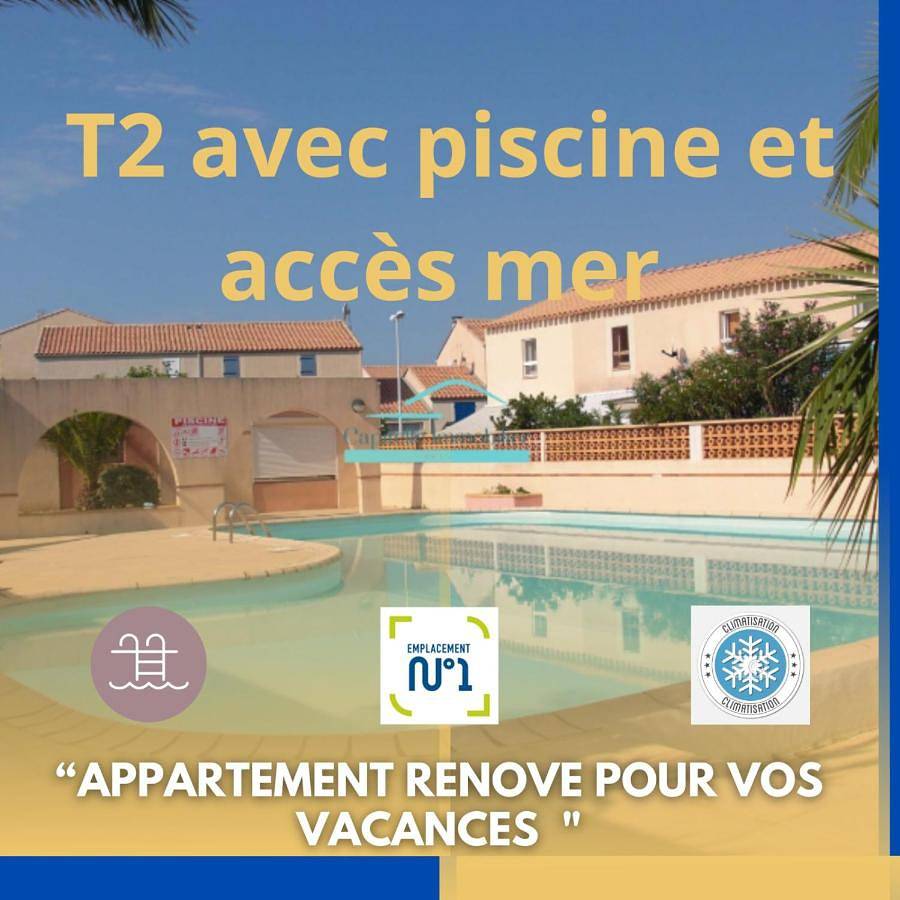 Appartement entier, Apartment in Frontignan, Côte méditerranéenne (France)
